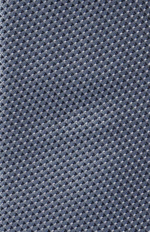 Шелковый галстук BOSS 50505129 Голубой  50505129 Фото 4