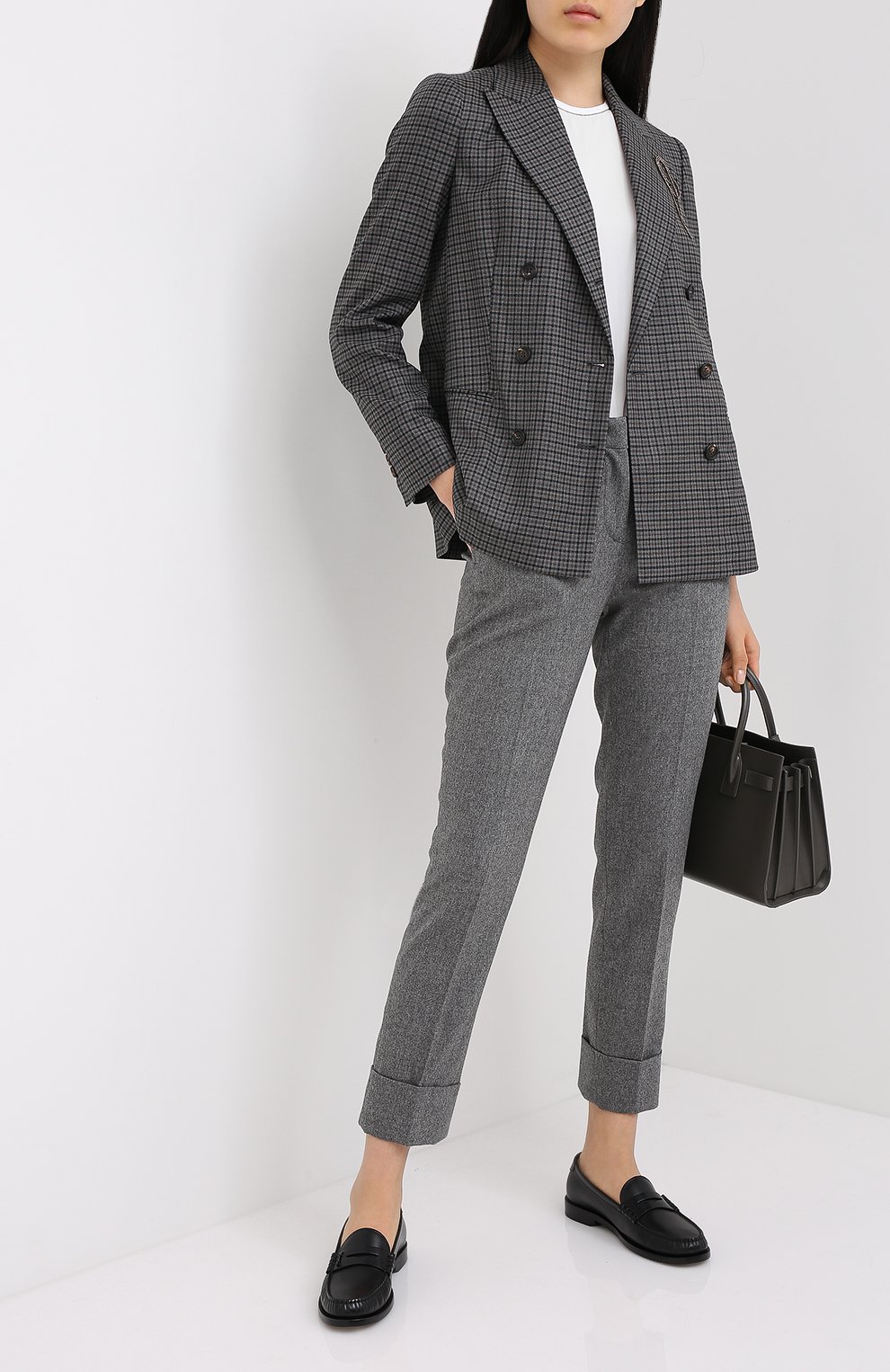 Шерстяной жакет BRUNELLO CUCINELLI коричневого цвета по цене 515500 руб., арт. MA1978876P, фото 2 Шерстяной жакет BRUNELLO CUCINELLI, арт. MA1978876P, фото 2