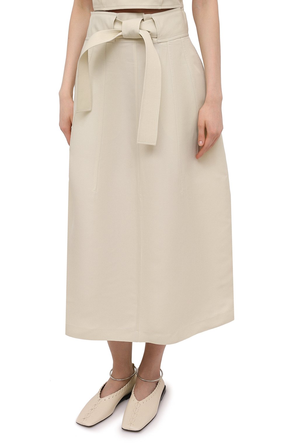 Юбка из вискозы и шелка JIL SANDER, арт. JSPS350705-WS391900, фото 3