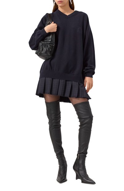 Хлопковое платье BALENCIAGA, арт. 809514/T3355, фото 2