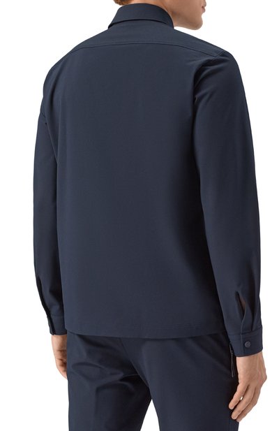 Рубашка BOSS темно-синего цвета по цене 29950 руб., арт. 50545325, фото 4 Рубашка BOSS, арт. 50545325, фото 4