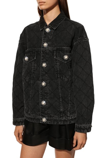 Джинсовая куртка MIU MIU, арт. GWB132-1Z30-F0002, фото 3