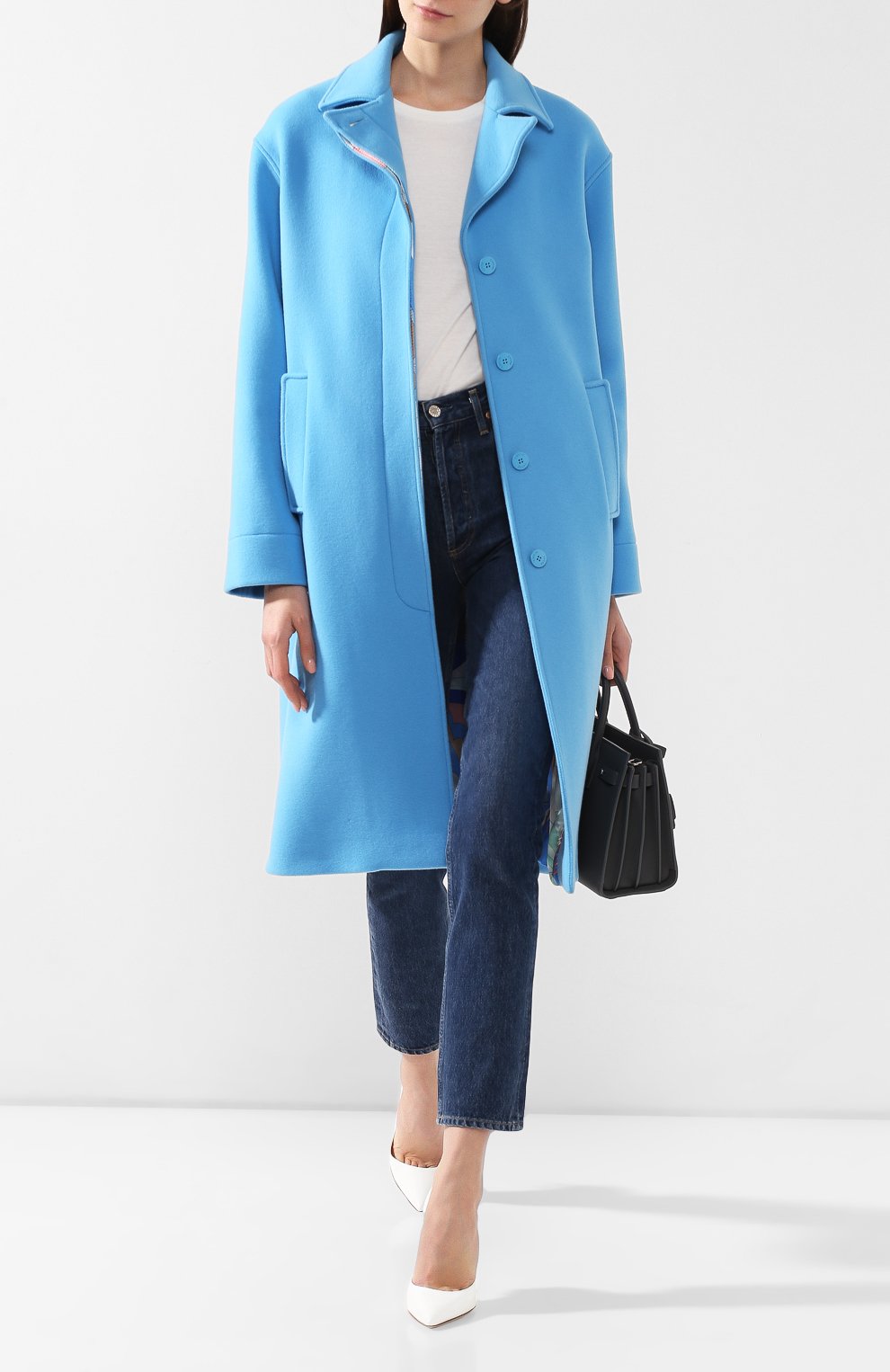 Пальто из смеси шерсти и кашемира EMILIO PUCCI, арт. 9ERA05/9E606, фото 2