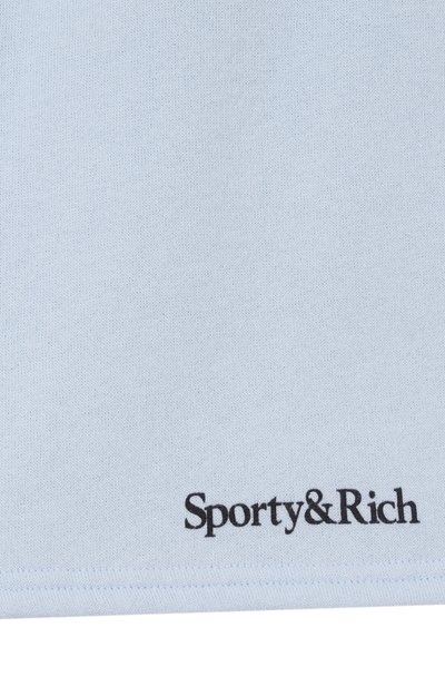Шорты SPORTY AND RICH голубого цвета по цене 11500 руб., арт. SH04975300BL90, фото 3 Шорты SPORTY AND RICH, арт. SH04975300BL90, фото 3