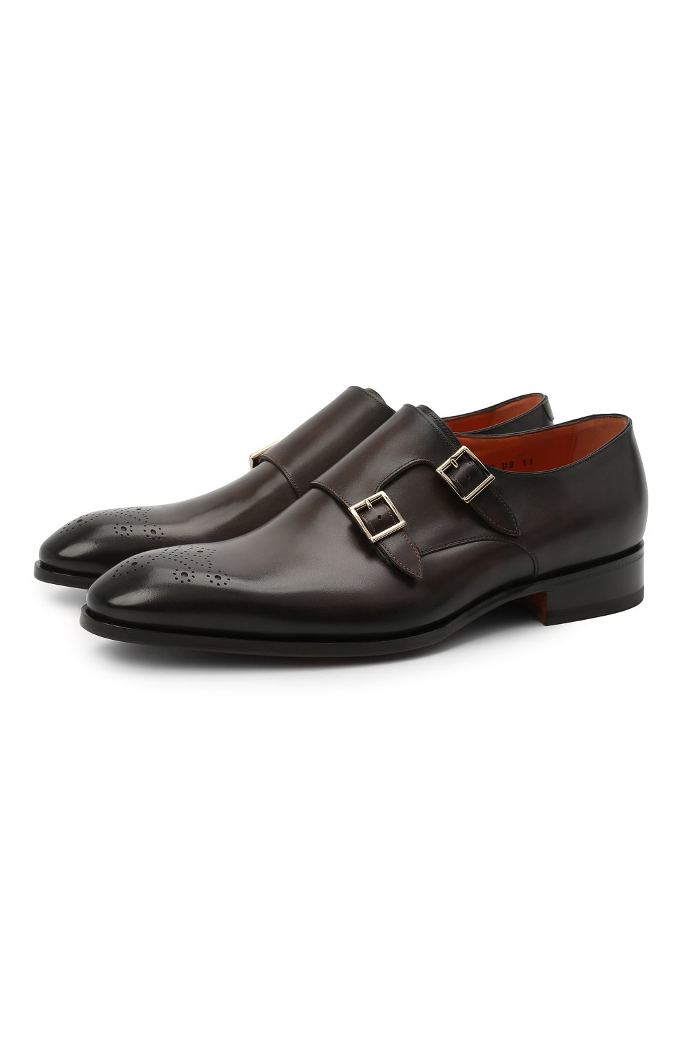 Кожаные монки SANTONI, арт. MCCR17595JC6I0BRT53, фото 1