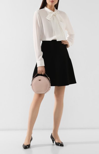 Сумка delaney medium MICHAEL MICHAEL KORS светло-розового цвета по цене 29600 руб., арт. 30T9GNBM2L, фото 2 Сумка delaney medium MICHAEL MICHAEL KORS, арт. 30T9GNBM2L, фото 2