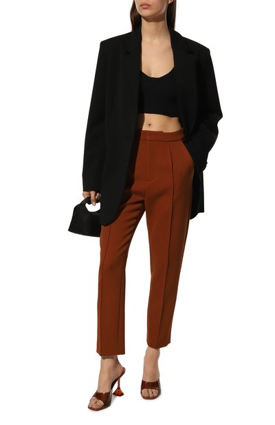 Брюки DICE KAYEK коричневого цвета по цене 79950 руб., арт. PF22P333/BNT, фото 2 Брюки DICE KAYEK, арт. PF22P333/BNT, фото 2