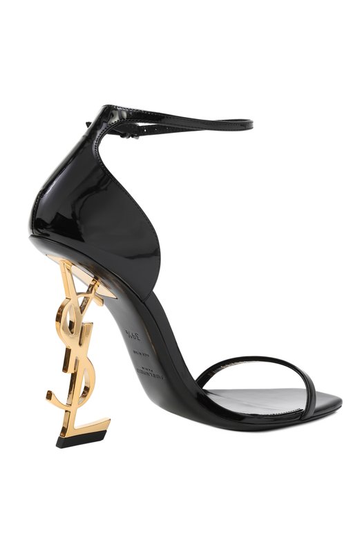 Кожаные босоножки Opyum 110 Saint Laurent 557662/1TV1A Чёрный  557662/1TV1A Фото 5