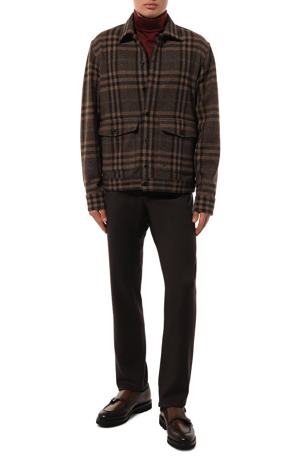 Шерстяные брюки CANALI, арт. V1551/AR03472, фото 2