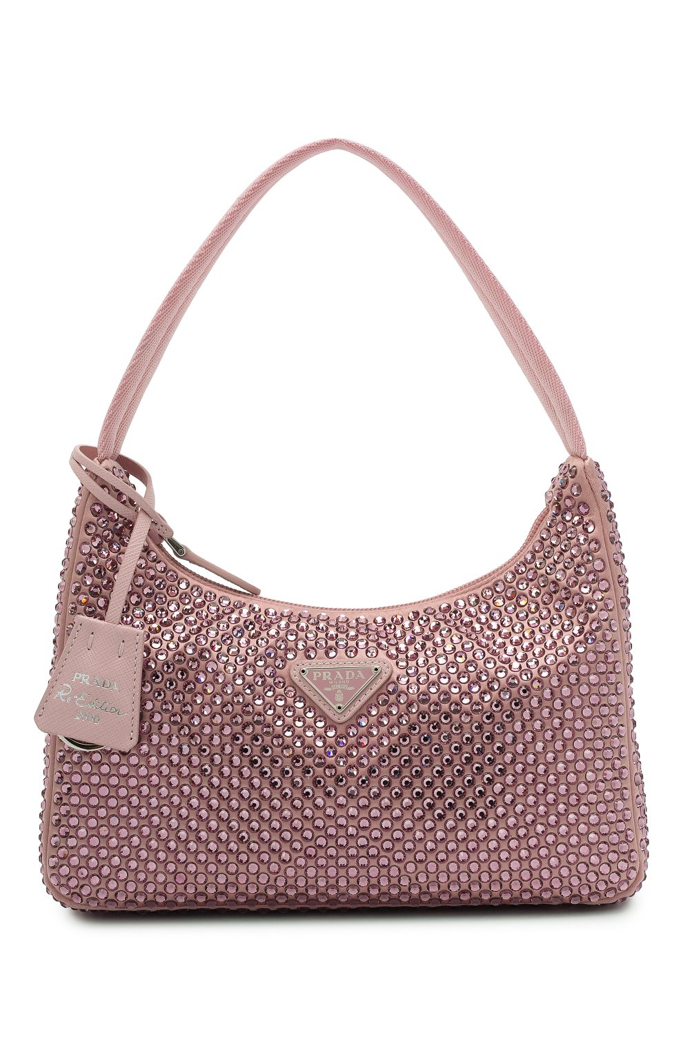 Сумка prada re-edition 2000 PRADA розового цвета по цене 190000 руб., арт. 1NE515-2AWL-F0E18, фото 1 Сумка prada re-edition 2000 PRADA, арт. 1NE515-2AWL-F0E18, фото 1