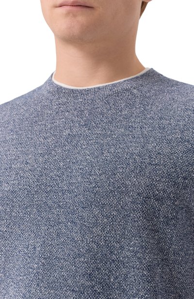 Джемпер изо льна и хлопка PAUL&SHARK, арт. 26411552, фото 5