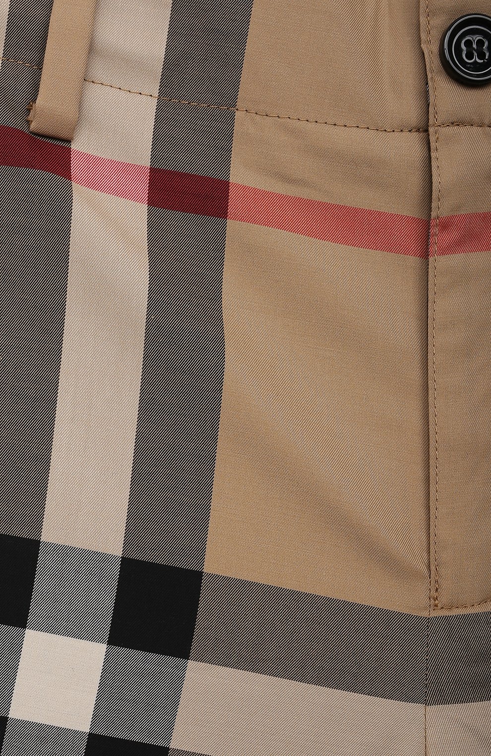 Хлопковые шорты BURBERRY, арт. 8040998, фото 3