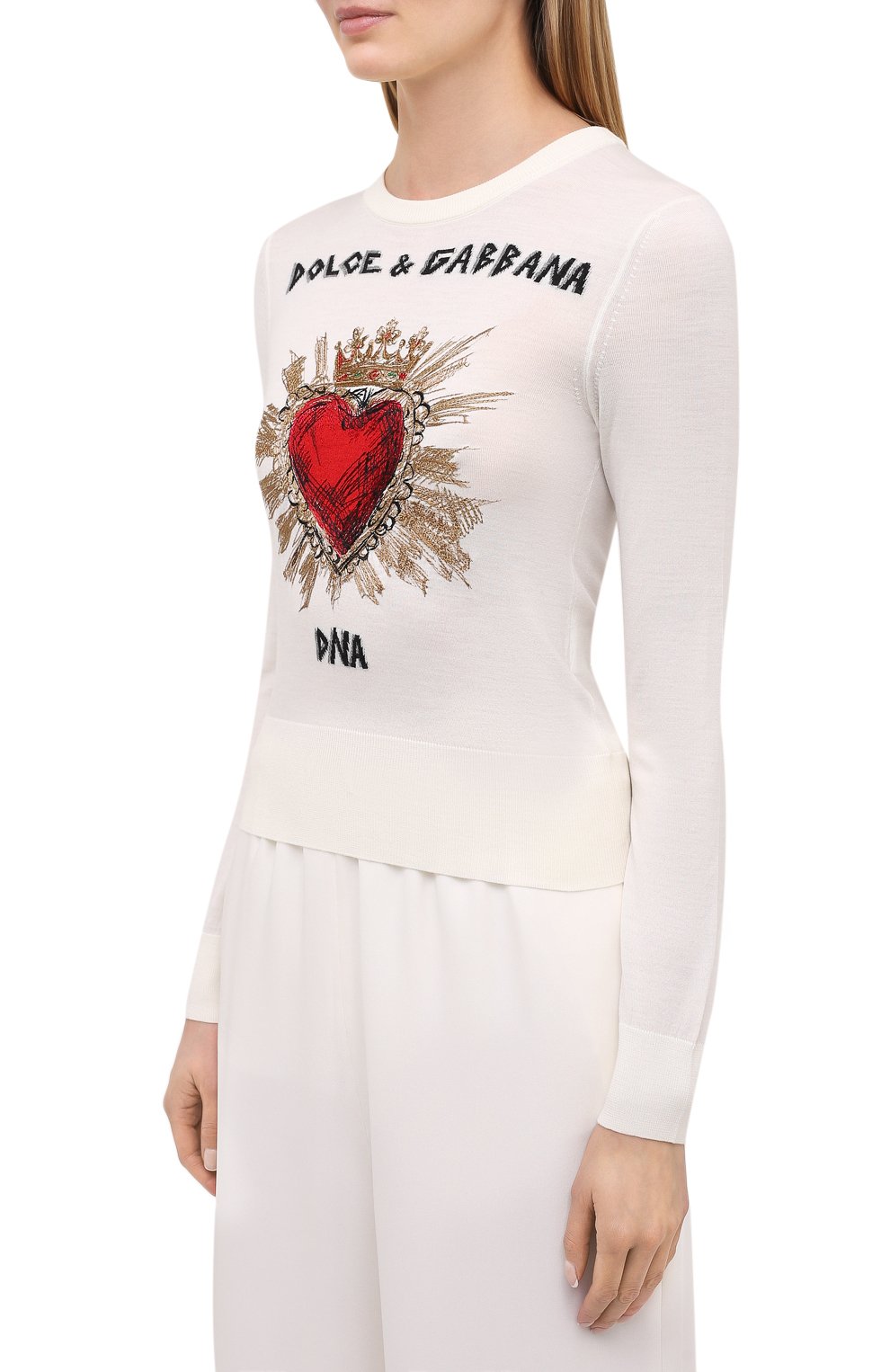 Пуловер из шерсти и кашемира DOLCE & GABBANA, арт. FX205Z/JAW4R, фото 3