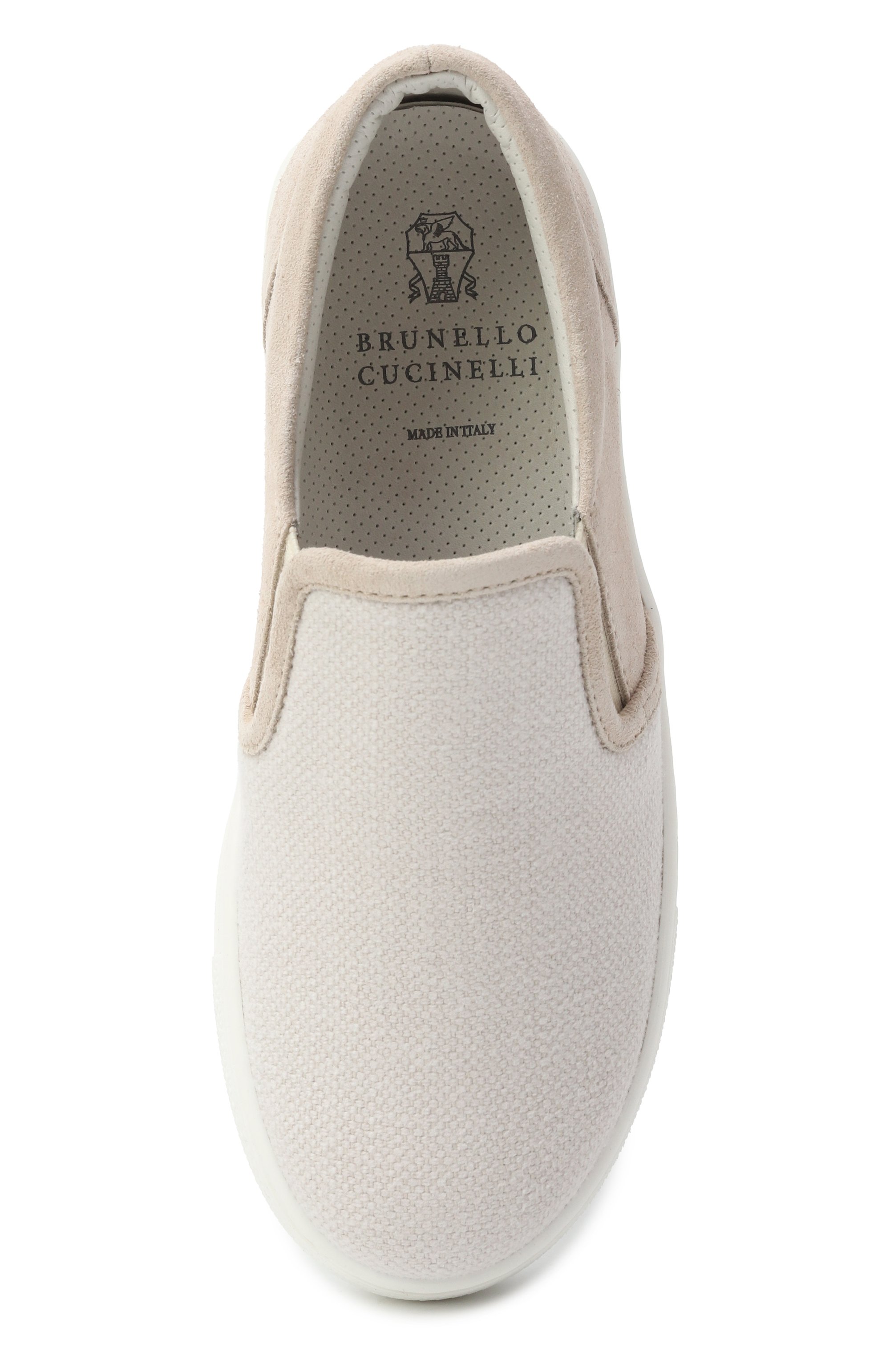 Текстильные слипоны BRUNELLO CUCINELLI, арт. BLISIZA162, фото 4