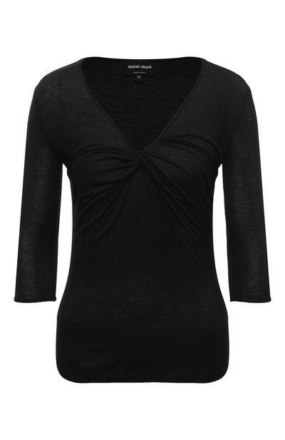 Женский топ из шелка и вискозы GIORGIO ARMANI, арт. 6DAM51/AJHWZ