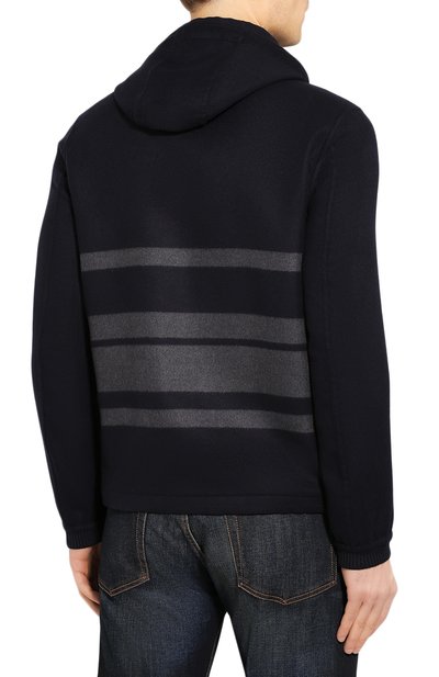 Двусторонняя кашемировая куртка LORO PIANA темно-синего цвета по цене 486000 руб., арт. FAL0801, фото 4 Двусторонняя кашемировая куртка LORO PIANA, арт. FAL0801, фото 4