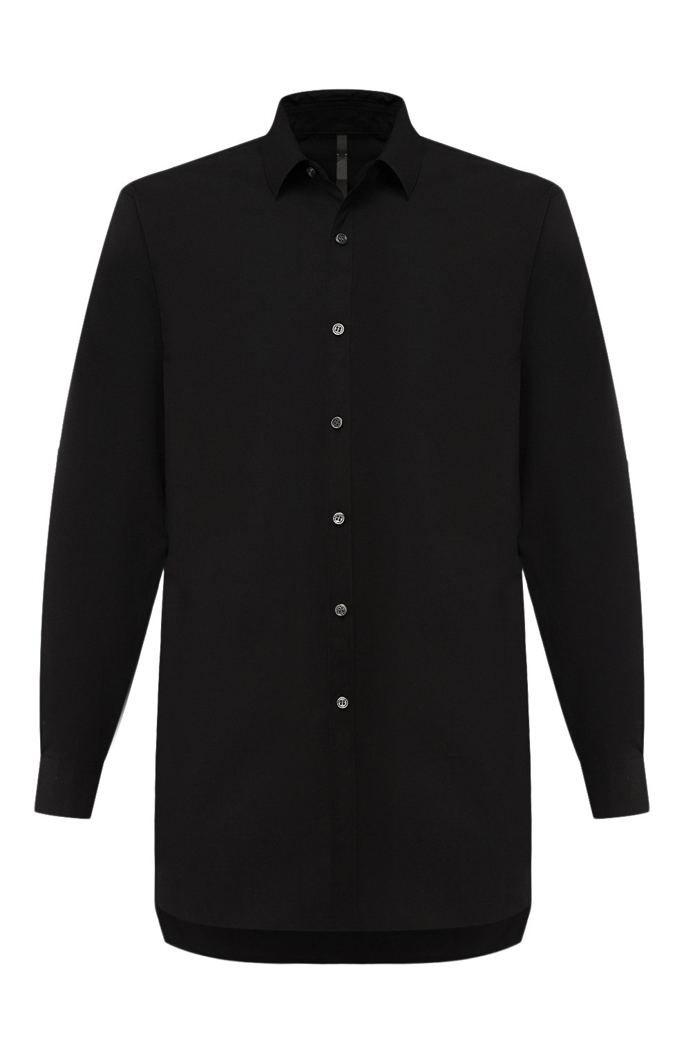 Хлопковая рубашка KAZUYUKI KUMAGAI черного цвета по цене 26550 руб., арт. KS91-035, фото 1 Хлопковая рубашка KAZUYUKI KUMAGAI, арт. KS91-035, фото 1