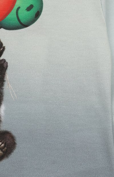 Хлопковый лонгслив eloy MOLO голубого цвета по цене 7120 руб., арт. 6W24A407, фото 3 Хлопковый лонгслив eloy MOLO, арт. 6W24A407, фото 3