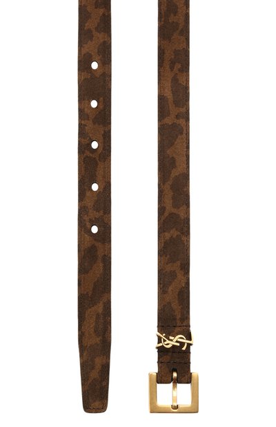 Кожаный ремень monogram SAINT LAURENT, арт. 554465/2VJ0W, фото 3