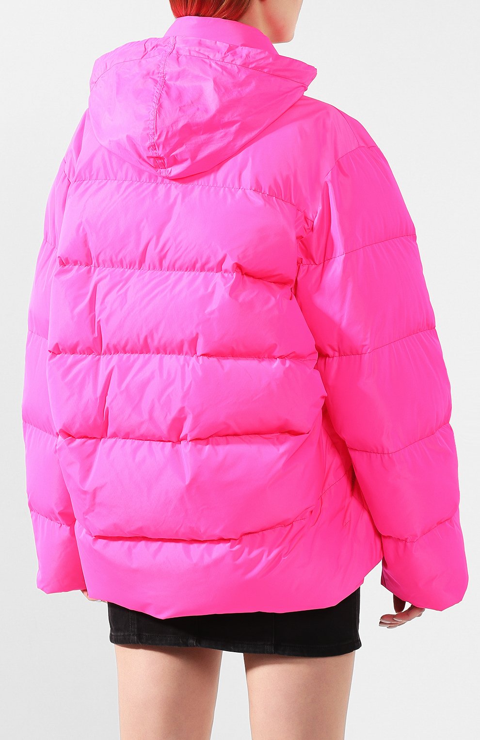 Стеганая куртка BALENCIAGA фуксия цвета по цене 136000 руб., арт. 601763/TF004, фото 6 Стеганая куртка BALENCIAGA, арт. 601763/TF004, фото 6