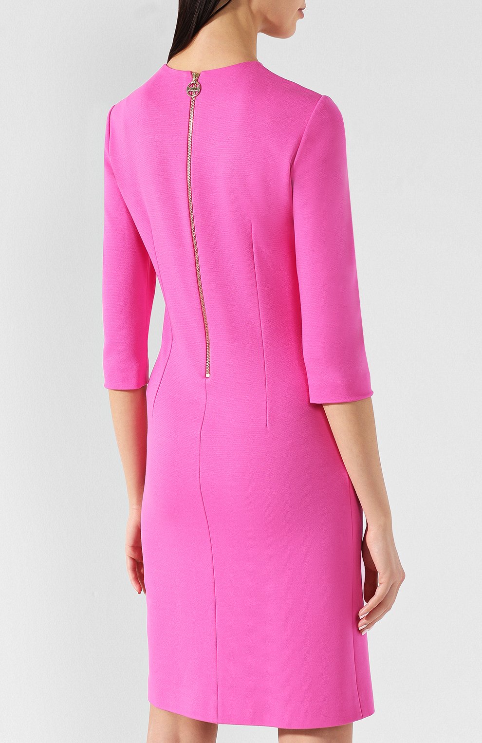 Платье с укороченным рукавом EMILIO PUCCI фуксия цвета по цене 82700 руб., арт. 9ERH01/9E617, фото 4 Платье с укороченным рукавом EMILIO PUCCI, арт. 9ERH01/9E617, фото 4