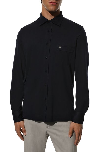 Рубашка из хлопка и кашемира STEFANO RICCI, арт. CJ006526/TE2401, фото 3