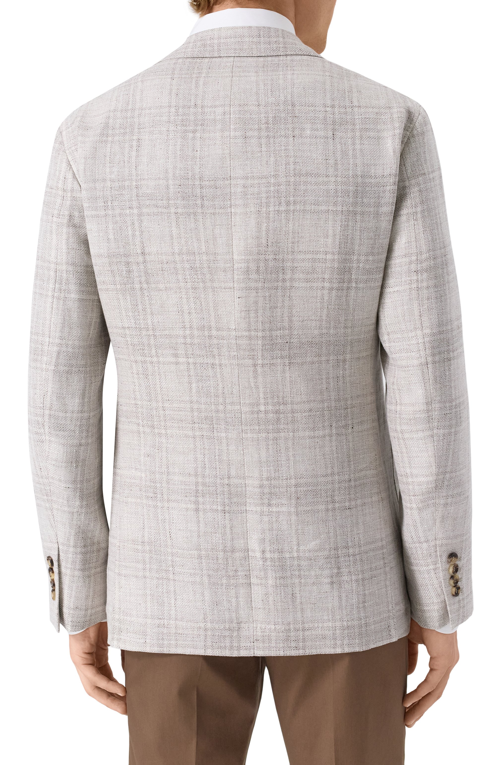 Пиджак изо льна и шерсти BRUNELLO CUCINELLI, арт. MR4877BND, фото 6