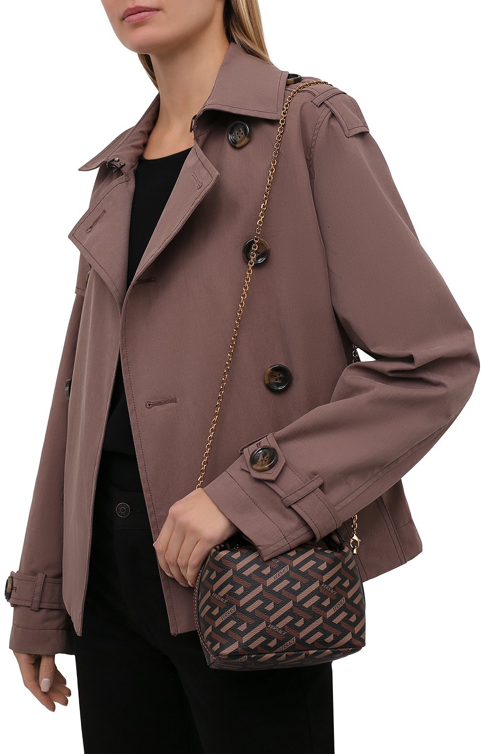 Сумка monogram mini VERSACE, арт. 1001918/1A01444, фото 5