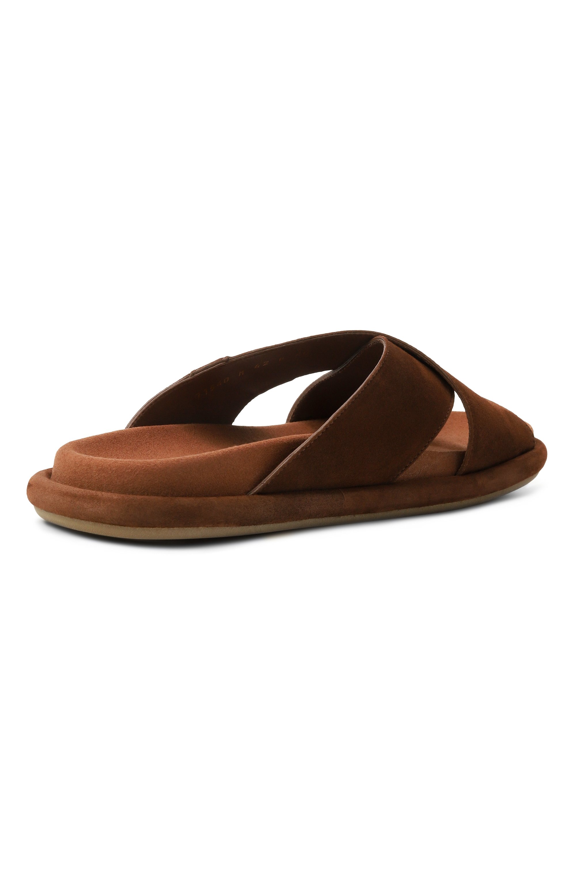 Замшевые шлепанцы SANTONI, арт. WHXG71540G0MTMGD, фото 5