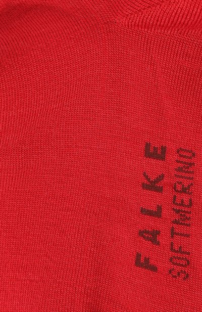 Носки из шерсти и хлопка FALKE красного цвета по цене 2940 руб., арт. 47488, фото 2 Носки из шерсти и хлопка FALKE, арт. 47488, фото 2