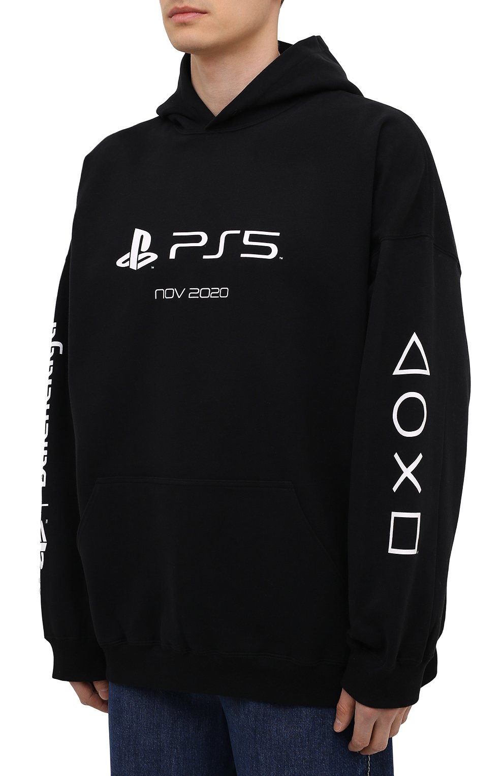 Хлопковое худи BALENCIAGA, арт. 651799/TKVF4, фото 3