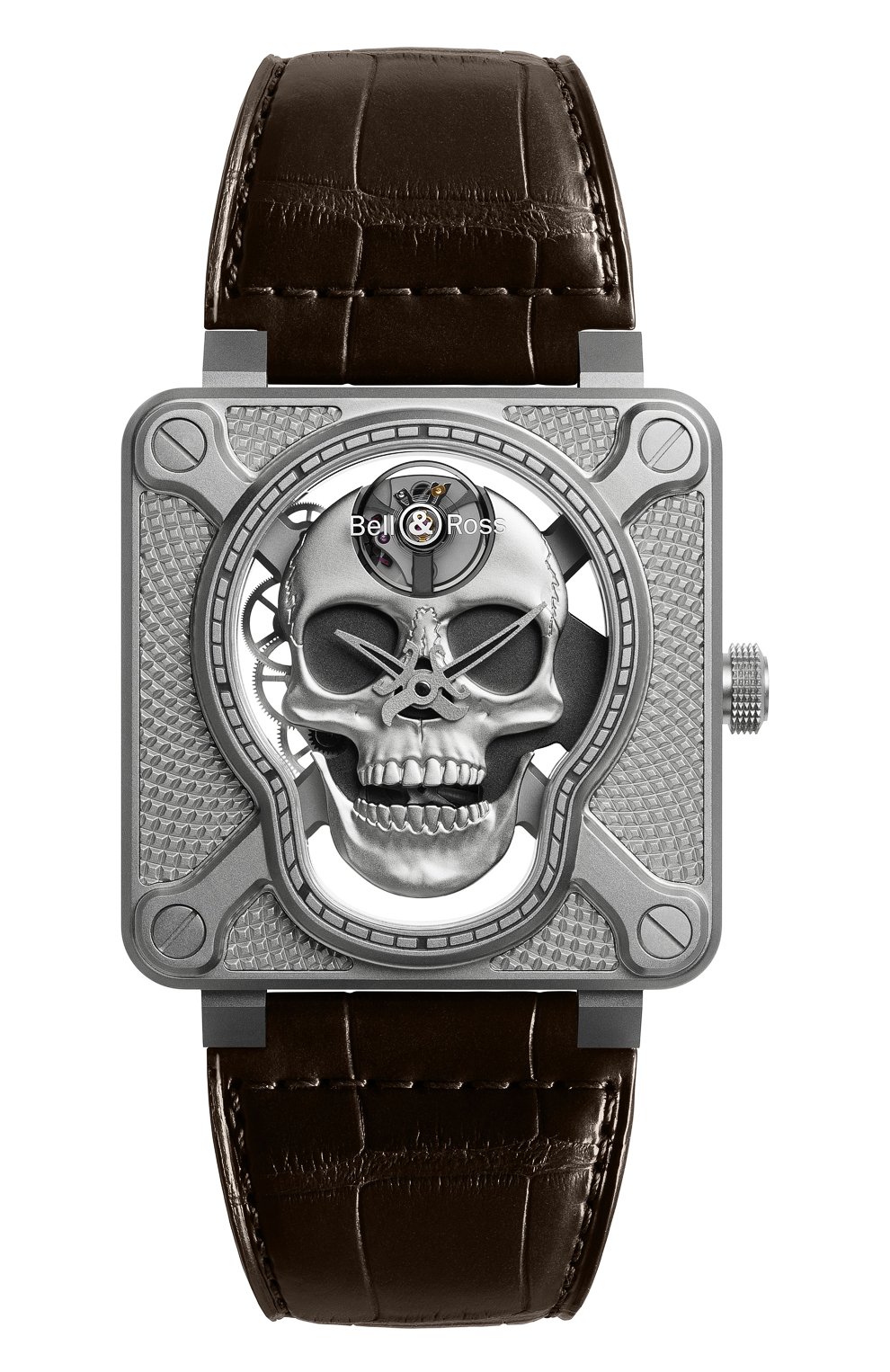Часы laughing skull BELL AND ROSS, арт. BR01-SKULL-SK-ST, фото 1