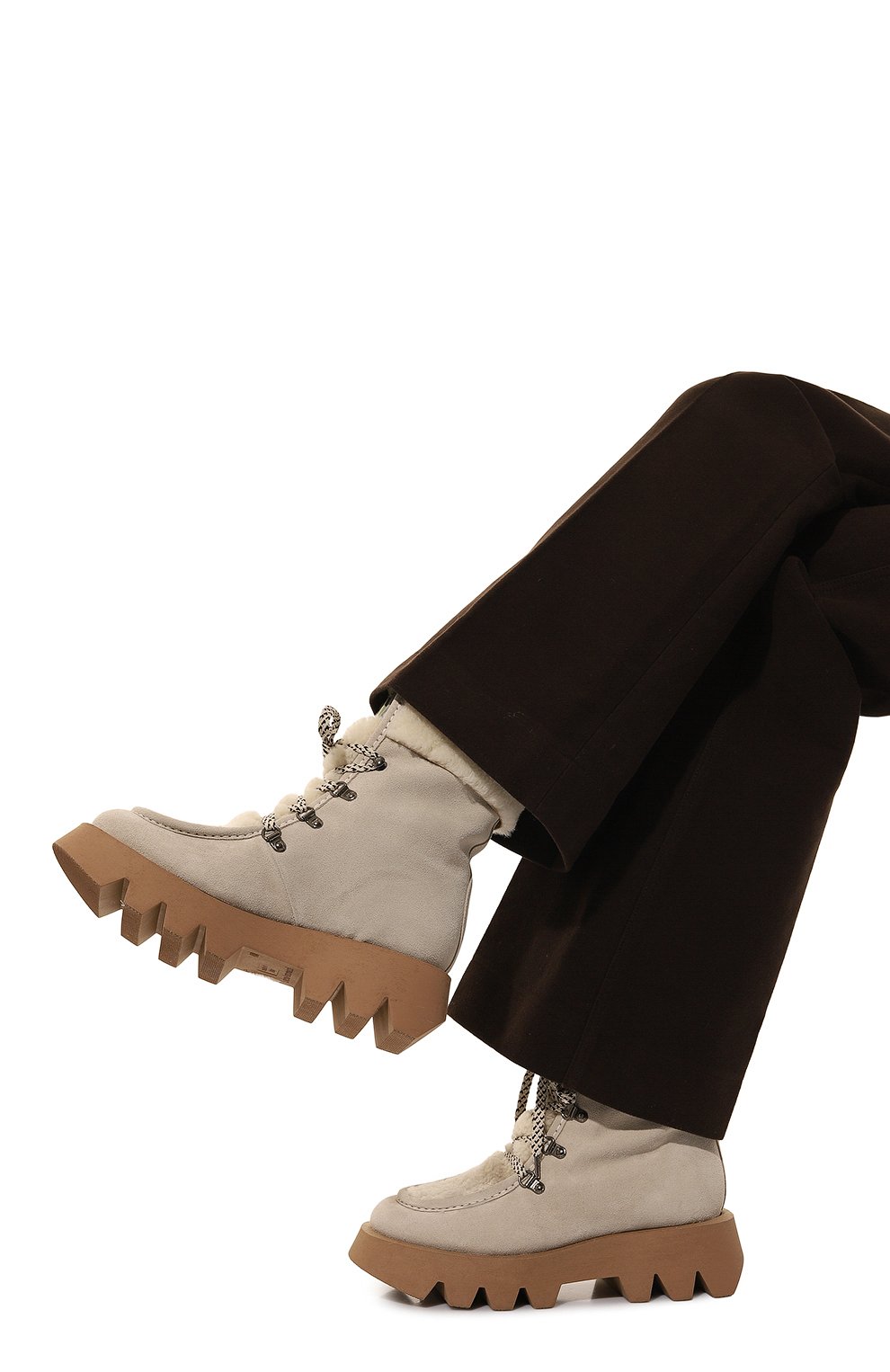 Замшевые ботинки LORENA ANTONIAZZI, арт. C24246SC18A/9757, фото 3