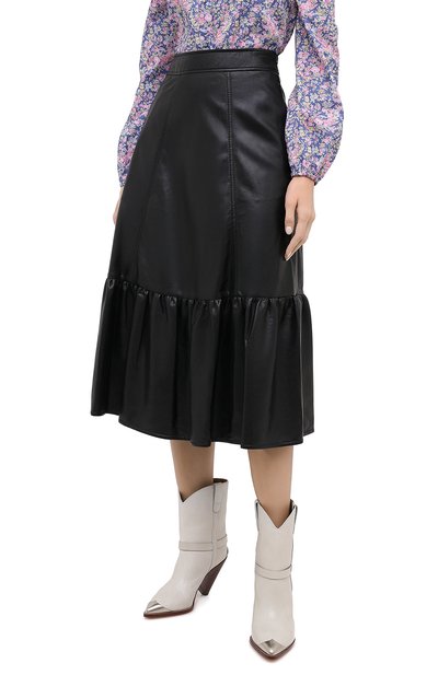 Юбка PHILOSOPHY DI LORENZO SERAFINI черного цвета по цене 39250 руб., арт. A0102/5740, фото 3 Юбка PHILOSOPHY DI LORENZO SERAFINI, арт. A0102/5740, фото 3