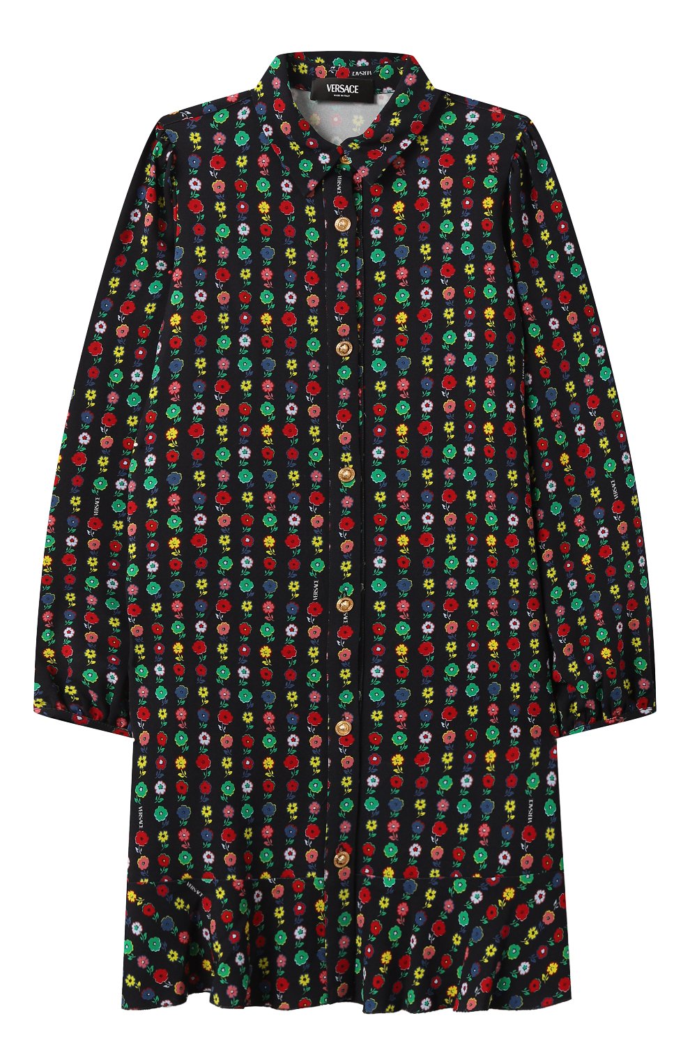 Платье-рубашка из вискозы VERSACE, арт. 1016345/1A11434/8-14, фото 1