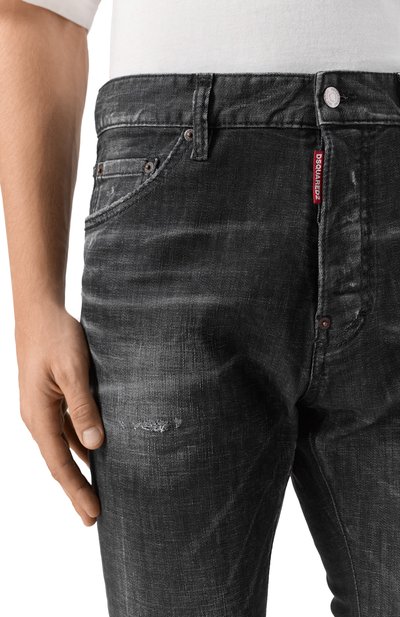 Джинсы cool guy DSQUARED2 темно-серого цвета по цене 59950 руб., арт. S74LB1724/S30357, фото 5 Джинсы cool guy DSQUARED2, арт. S74LB1724/S30357, фото 5