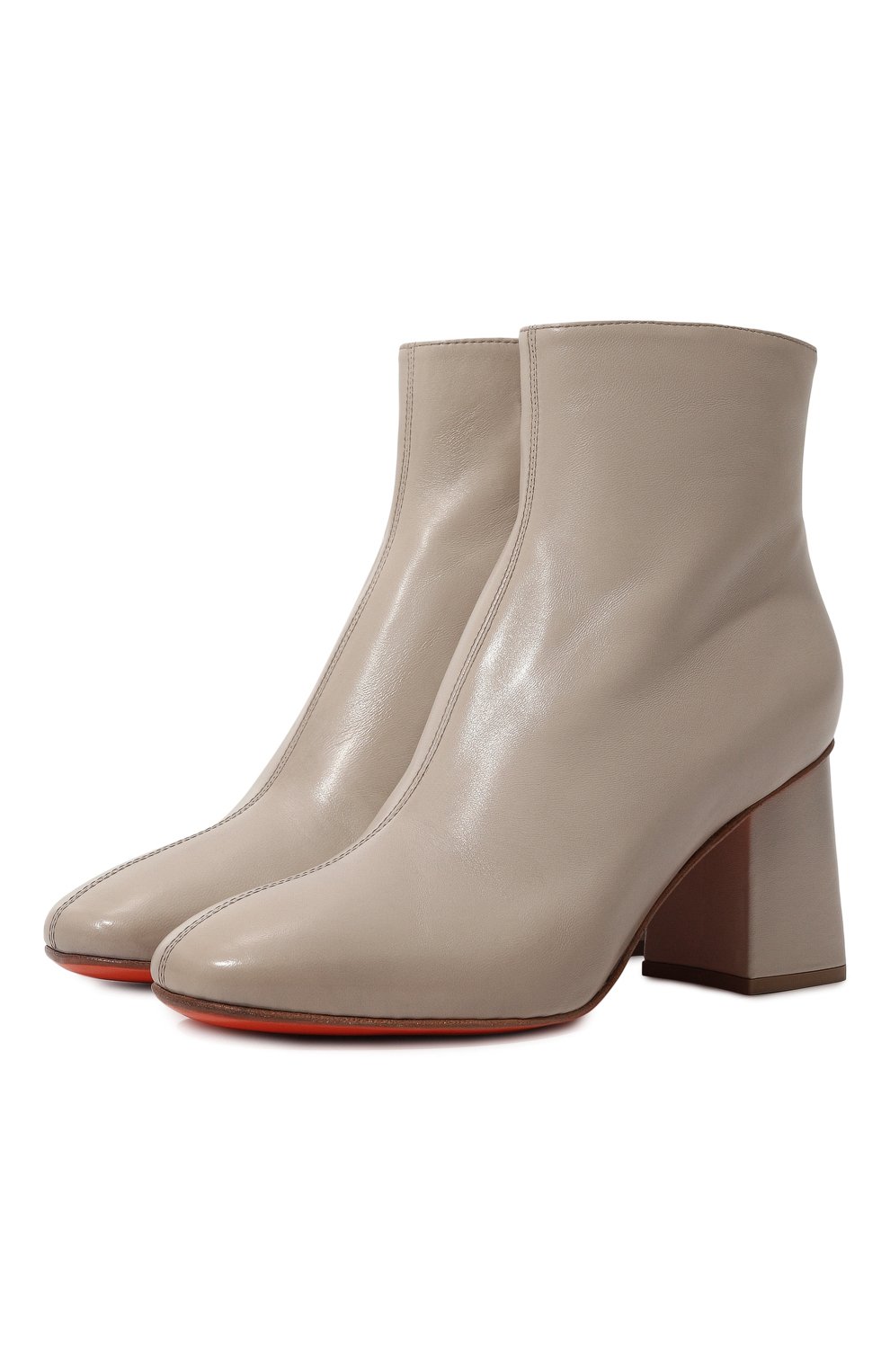 Кожаные ботильоны SANTONI, арт. WTCG71141SX1NZZF, фот�о 1