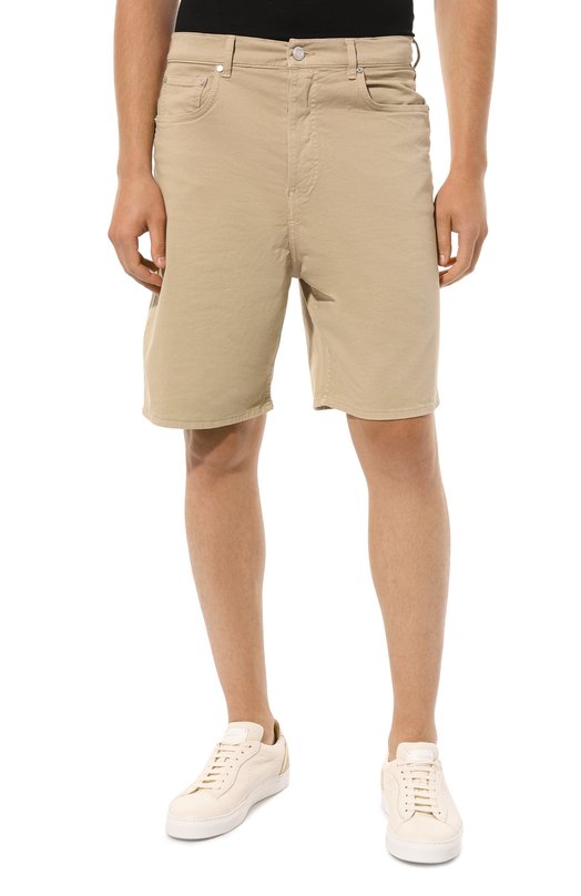 Джинсовые шорты Trussardi Бежевый, фото 3