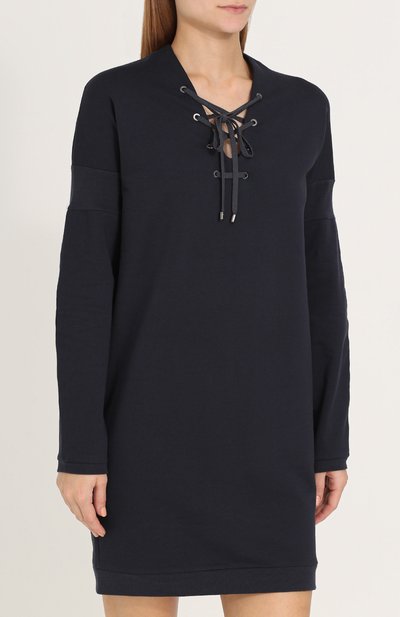 Хлопковое платье со шнуровкой ZIMMERLI, арт. 5139-39000, фото 3