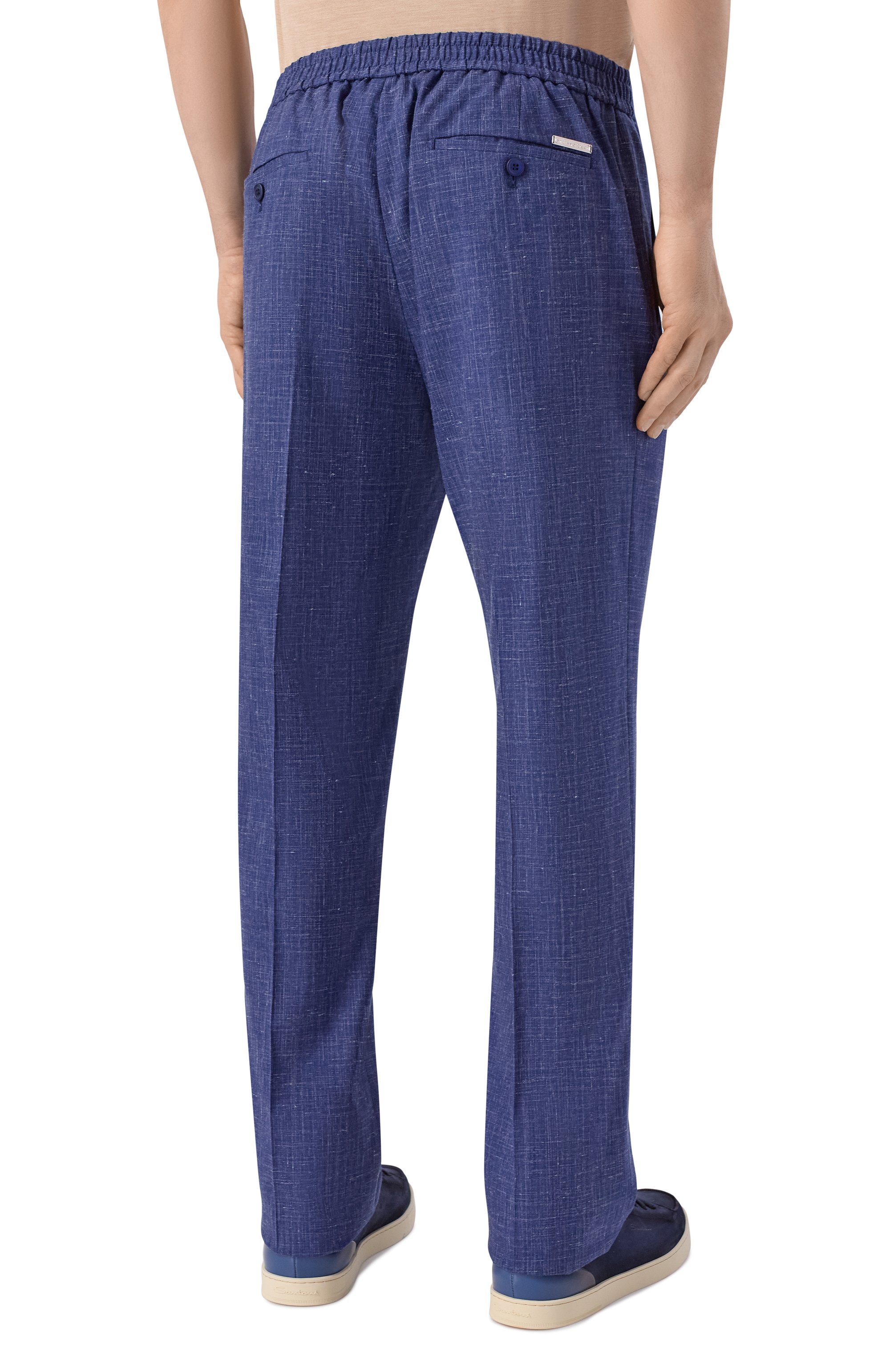 Брюки из шерсти и шелка STEFANO RICCI, арт. M1T610021A/WKL08U, фото 4