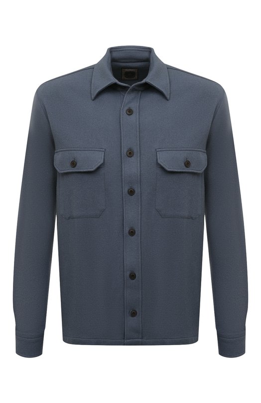 

Рубашка из шерсти и кашемира Destin, Синий