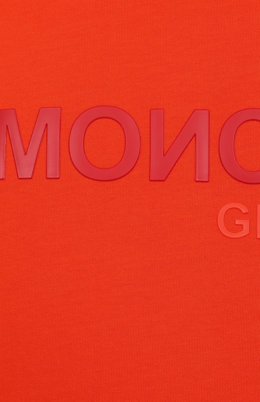 Хлопковая футболка Moncler Grenoble 8C00005/83927 Красный  8C00005/83927 Фото 6