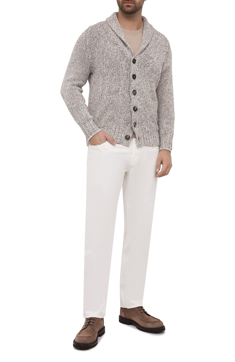 Хлопковый кардиган BRUNELLO CUCINELLI, арт. M2839616, фото 2