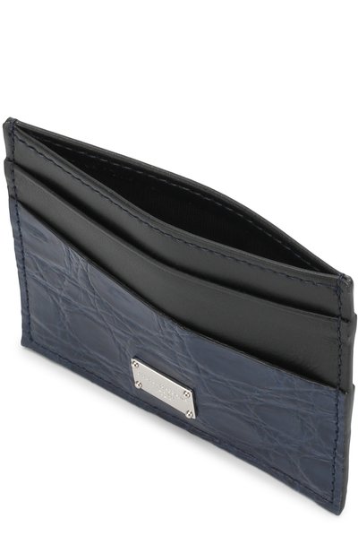 Футляр для кредитных карт с отделкой из кожи каймана DOLCE & GABBANA, арт. BP0330/A2Q71/CYAC, фото 3