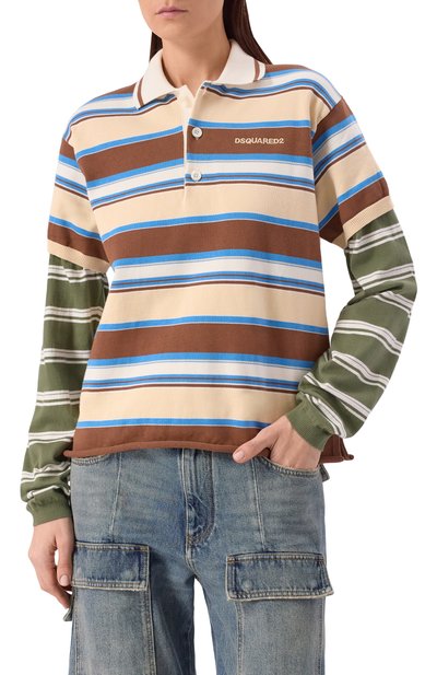 Хлопковое поло DSQUARED2, арт. S75HA1411/D13190, фото 3