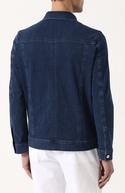 Джинсовая куртка на пуговицах ZILLI, арт. MCP-00228-EUDE1/R001, фото 4