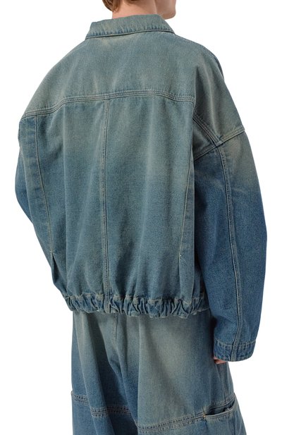 Джинсовая куртка ANDREA YA'AQOV синего цвета по цене 68050 руб., арт. 26MDEN61, фото 4 Джинсовая куртка ANDREA YA'AQOV, арт. 26MDEN61, фото 4