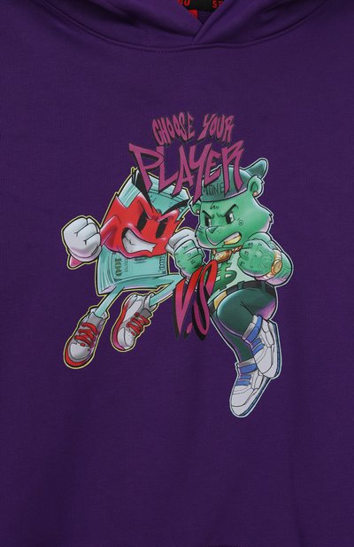 Хлопковое худи SPRAYGROUND, арт. SPY1279EPRPL, фото 3