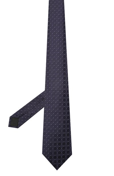 Шелковый галстук LANVIN темно-синего цвета по цене 12600 руб., арт. 2145/TIE, фото 2 Шелковый галстук LANVIN, арт. 2145/TIE, фото 2