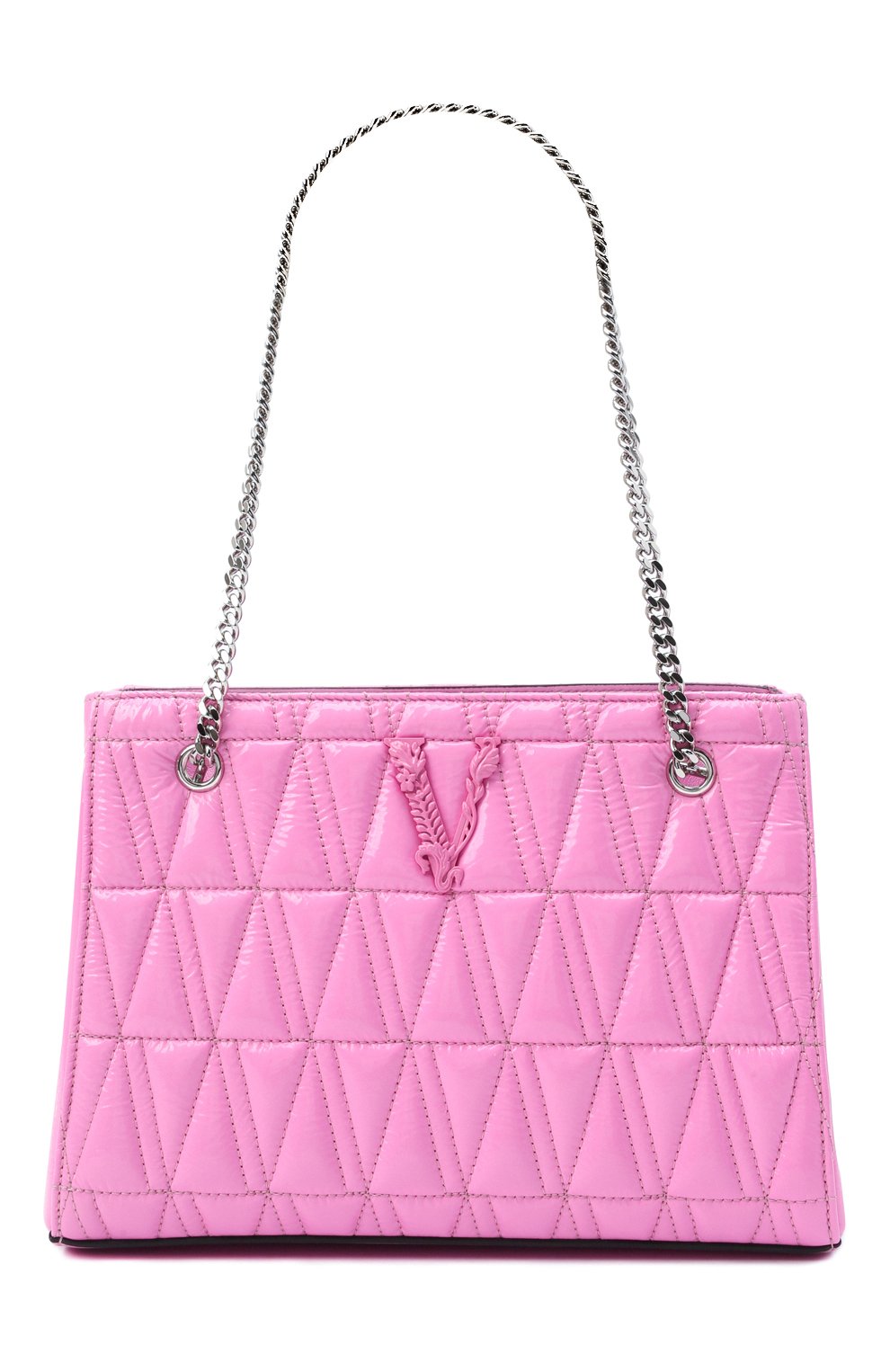 Сумка virtus VERSACE розового цвета по цене 227000 руб., арт. DBFH778/DNAPLT, фото 1 Сумка virtus VERSACE, арт. DBFH778/DNAPLT, фото 1